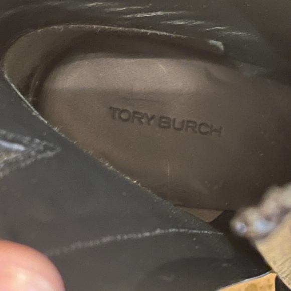 New Tory Burch stamped heel zip bootie - Picture 7 of 9